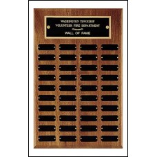 P15 Perpetual Plaque with 40 Black Brass Plates